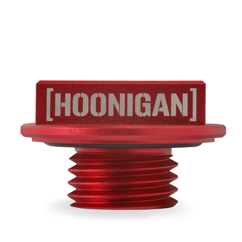 Mishimoto 87-01 Ford Mustang Hoonigan Oil Filler Cap - Red - MMOFC-MUS1-HOONRD