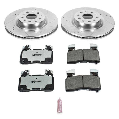 Power Stop 16-18 Cadillac CT6 Front Z26 Street Warrior Brake Kit - K6998-26