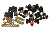 Energy Suspension 66-77 Ford Bronco 4WD (w/ 2 Deg C-Bushings) Black Hyper-Flex Master Bushing Set - 4.18104G