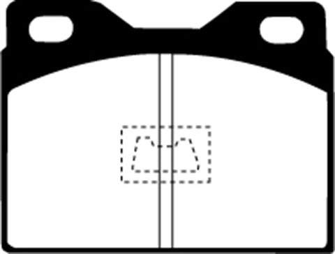 EBC 76-85 Porsche 924 2.0 Greenstuff Front Brake Pads - DP2220