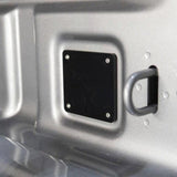 BuiltRight Industries 2020 Jeep Gladiator Bed Plug Plate Cover (Alum) - Black - 110014