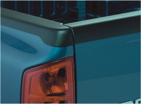 Bushwacker 07-13 GMC Sierra 1500 Fleetside Bed Rail Caps 69.3in Bed - Black - 48523