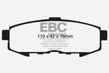 EBC 04-06 Mazda MPV 3.0 Greenstuff Rear Brake Pads - DP61733