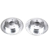 Power Stop 97-07 Chrysler Town & Country Rear Evolution Drilled & Slotted Rotors - Pair - AR8737XPR