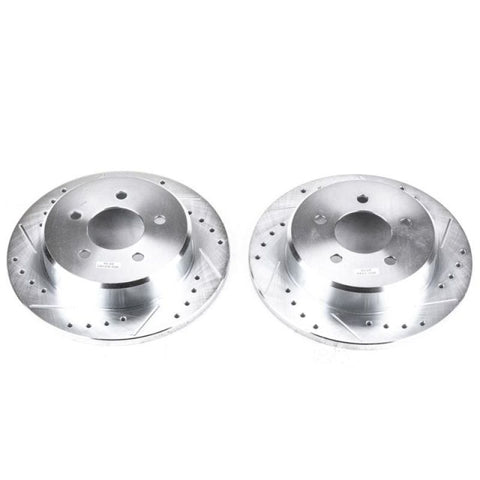 Power Stop 97-07 Chrysler Town & Country Rear Evolution Drilled & Slotted Rotors - Pair - AR8737XPR