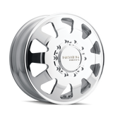 Mayhem 8181 Challenger Dually 22x8.25 / 10x225 BP / 169mm Offset / 170.1mm Hub Polished Wheel - 8181-22820P