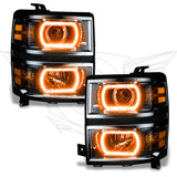 Oracle Chevy Silverado 14-15 Halo Kit Projector Style - ColorSHIFT w/ 2.0 Controller - 2386-333