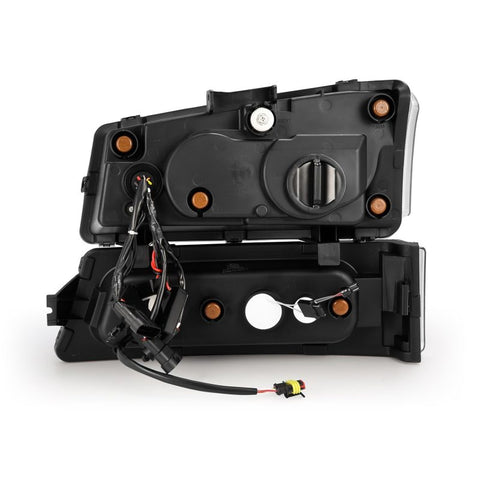 AlphaRex 03-06 Chevy Silverado 1500/2500HD/3500HD/Avalanche Black NOVA LED Proj Headlights - 880256