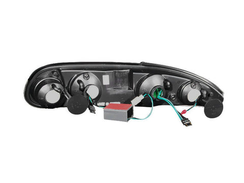 ANZO 1993-2002 Chevrolet Camaro LED Taillights Black - 321133