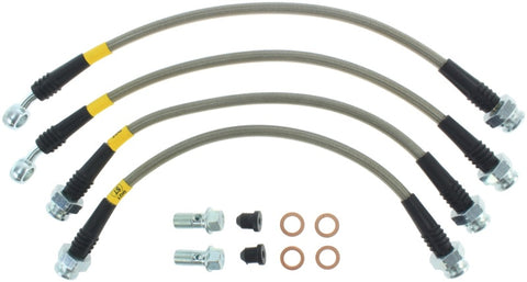 StopTech 05-09 Land Rover LR 3 / 06-09 Range Rover Rear Stainless Steel Brake Line Kit - 950.22500