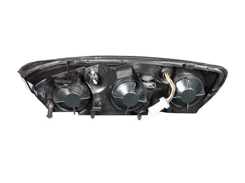 ANZO 2004-2007 Chevrolet Malibu Crystal Headlights Black - 121221