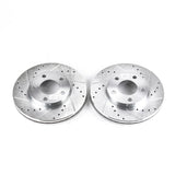 Power Stop 94-04 Ford Mustang Front Evolution Drilled & Slotted Rotors - Pair - AR8141XPR