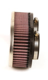 K&N Universal Chrome Filter 2in Flange ID/2in Height/0.625in Flange Length/4in Width - RC-2370