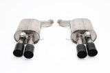 Dinan 12-19 BMW M6 (F06/F12/F13) Free Flow Axleback Exhaust System - Black Tips - D660-0049-BLK