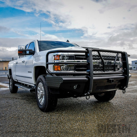 Westin/HDX Bandit 15-19 Chevrolet Silverado 2500/3500 Front Bumper - Black - 58-31155