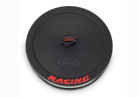 Ford Racing Air Cleaner Kit - Black Crinkle Finish w/ Red Emblem - 302-352