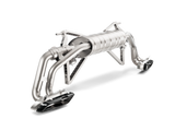 Akrapovic 16-17 Audi R8 5.2 FSI Coupe/Spyder Slip-On Line (Titanium) w/ Carbon Titanium Tips - S-AUR8SO3-T
