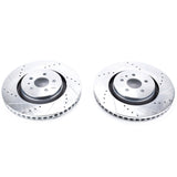 Power Stop 19-22 Lincoln Nautilus Rear Drilled & Slotted Rotor (Pair) - AR85201XPR