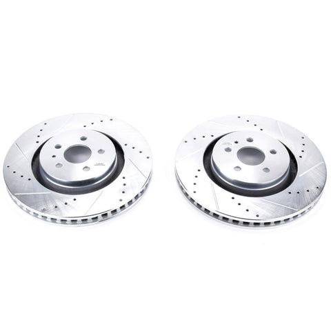 Power Stop 19-22 Lincoln Nautilus Rear Drilled & Slotted Rotor (Pair) - AR85201XPR