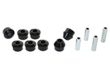 Whiteline Mazda 3/81-12/85 323 BD FWD / 10/85-4-90 323 BF Rear Trailing Arm Lower Fr&Rr Bushing Kit - W61763