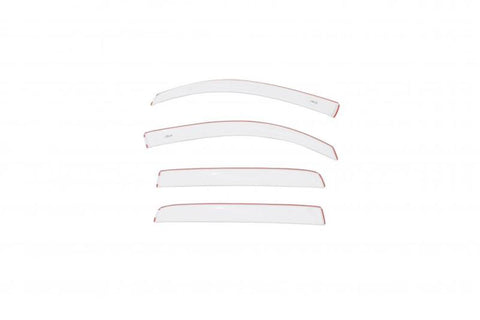 AVS 20-22 Toyota Tacoma Double Cab Low Profile Color Match Ventvisors 4pc - Super White - 994036-40