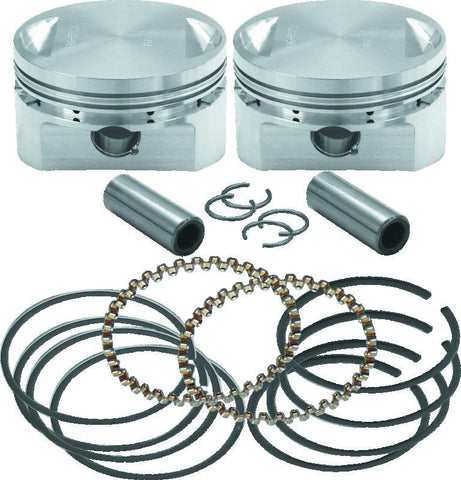 S&S Cycle 84-99 BT 3-1/2in .010in Bore Forged Stroker Piston Kit - 106-5555