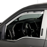 Putco 17-20 Ford SuperDuty - Crew Cab (Set of 4) Element Chrome Window Visors - 480065