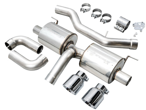 AWE Tuning 19-23 BMW 330i / 21-23 BMW 430i Base G2X Touring Axle-Back Exhaust - Chrome Silver - 3015-32429