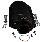FAST LSXR 102MM Rect Port Intake Manifold - Black w/ 102MM Big Mouth Billet Throttle Body (Kit) - 146102B-KIT