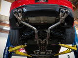 aFe POWER MACH Force-Xp 3in Axle-Back Exhaust 16-20 Chevrolet Camaro SS V8 6.2L w/o Mufflers - Black - 49-44119NM-B