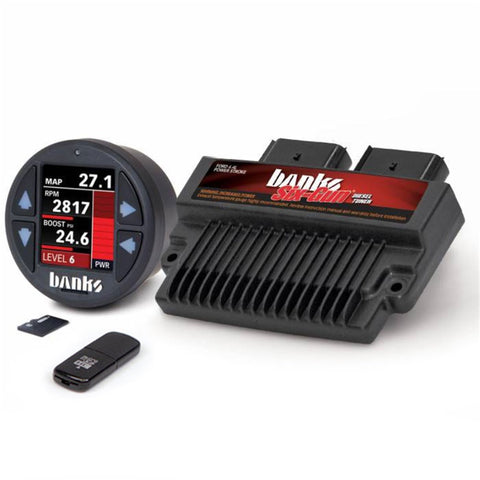 Banks 07-10 Chevy/GMC 2500/3500 6.6L LMM Six-Gun Diesel Tuner w/ iDash-1.8 DataMonster - 61446