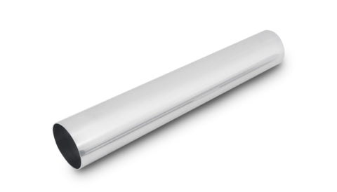 Vibrant 3in O.D. Universal Aluminum Tubing (18in long Straight Pipe) - Polished - 2173