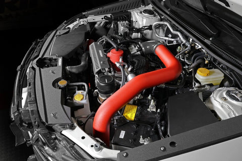 PERRIN 22-26 Subaru WRX Front Mount Intercooler Kit (Red Tubes & Silver Core) - PSP-ITR-441SL/RD