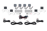 Diode Dynamics Stage Series SXS Rock Light Installer Kit RGBW M8 (4-pack) - DD7751