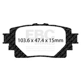 EBC 2020+ Toyota Highlander 2.5L Hybrid Ultimax Rear Brake Pads - UD2305