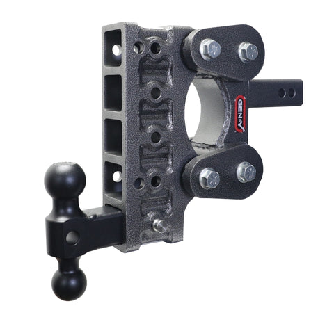 Gen-Y The Boss Torsion-Flex 2in Shank 7.5in Drop 1.1K TW 10K Hitch w/GH-031 Dual-Ball - GH-1015