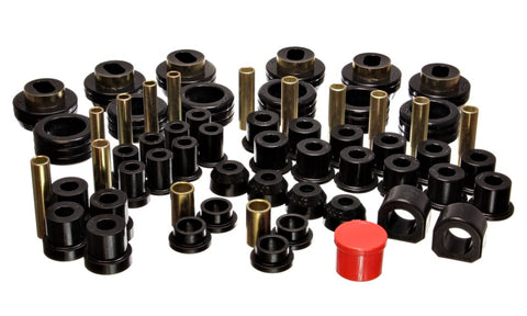 Energy Suspension 81-87 Chevy/GMC 4WD (w/ Aftermarket Frt Springs) Blk Hyper-flex Master Bushing Set - 3.18103G