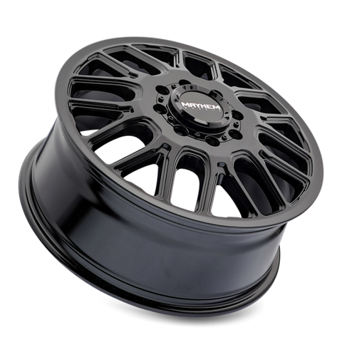 Mayhem 8107D Cogent Dually 20x8.25 / 8x210 BP/ 115mm Offset / 154.2mm Hub Gloss Black Wheel - 8107D-2879BF115