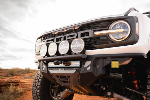 DV8 Offroad 2022+ Ford Bronco Raptor Tube Front Bumper - FBFR-02
