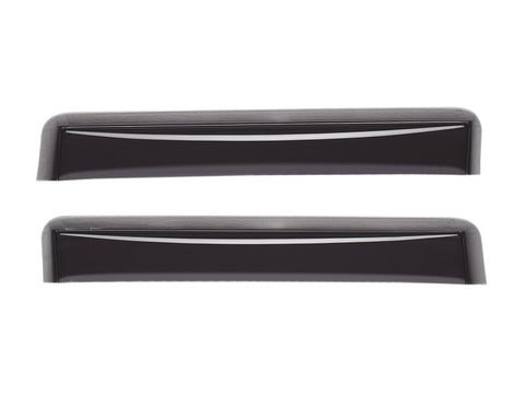 WeatherTech 99-04 Jeep Grand Cherokee Rear Side Window Deflectors - Dark Smoke - 81149