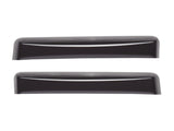 WeatherTech 99-07 Ford Super Duty Super Crew Rear Side Window Deflectors - Dark Smoke - 81138