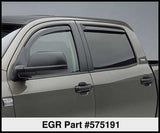 EGR 07+ Toyota Tundra Crewmax In-Channel Window Visors - Set of 4 (575191) - 575191