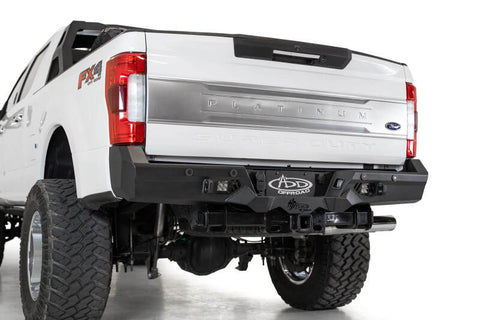 Addictive Desert Designs 17-20 Ford Super Duty Bomber HD Rear Bumper w/ Mounts For Cube Lights - R160051280103