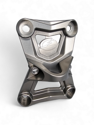 Elektric Offroad 2022-2025 Polaris Rzr Pro R Volt Radius Rod Plate Billet Anodized Gun Metal - RRP610022