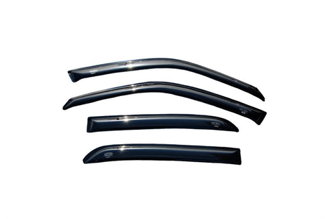 AVS 98-11 Ford Crown Victoria (Short Rears) Ventvisor Outside Mount Window Deflectors 4pc - Smoke - 94228