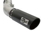 aFe LARGE BORE HD 5in 409-SS DPF-Back Exhaust w/Black Tip 2017 GM Duramax V8-6.6L (td) L5P - 49-44085-B