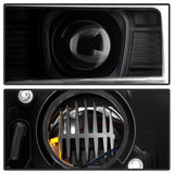 Spyder Ford F-250/350/450 08-10 V2 High-Power LED Headlights-Switch Back-Black PRO-YD-FS08PL-SBLB-BK - 5087751