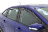 AVS 12-18 Ford Focus Ventvisor In-Channel Front & Rear Window Deflectors 4pc - Smoke - 194373
