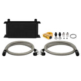 Mishimoto Universal 19 Row Thermostatic Oil Cooler Kit - Black - MMOC-ULTBK