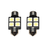 Oracle 33MM 4 LED 3-Chip Festoon Bulbs (Pair) - Cool White - 5203-001